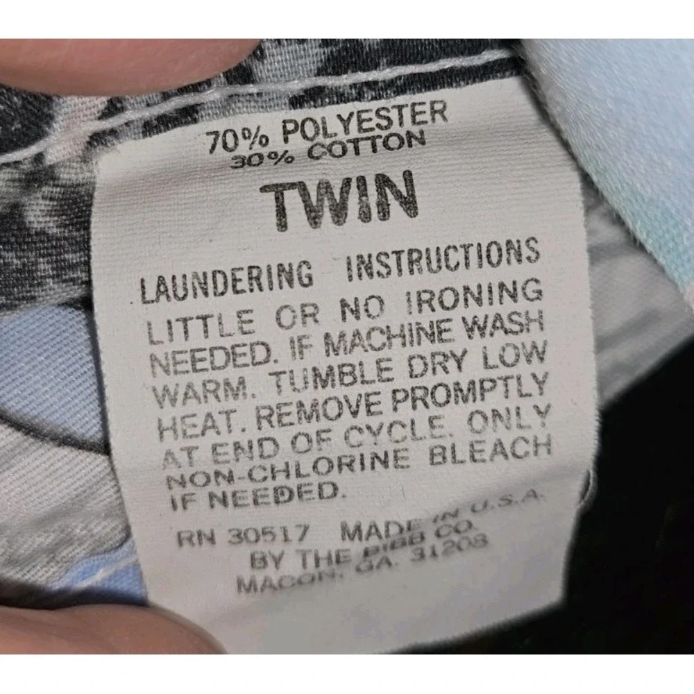 Vtg 1986 Tonka Pound Purries Kittens Bedroom‎ Twin Flat Sheet Fitted Sheet USA